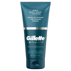 Gillette Intimo crema-afeitado-2en1 en botella, desliz suave para afeitado cómodo.