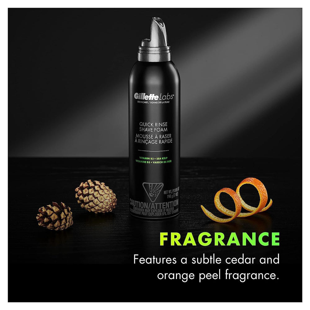 Gillette Labs Quick Rinse protege la piel durante el afeitado con deslizamiento suave