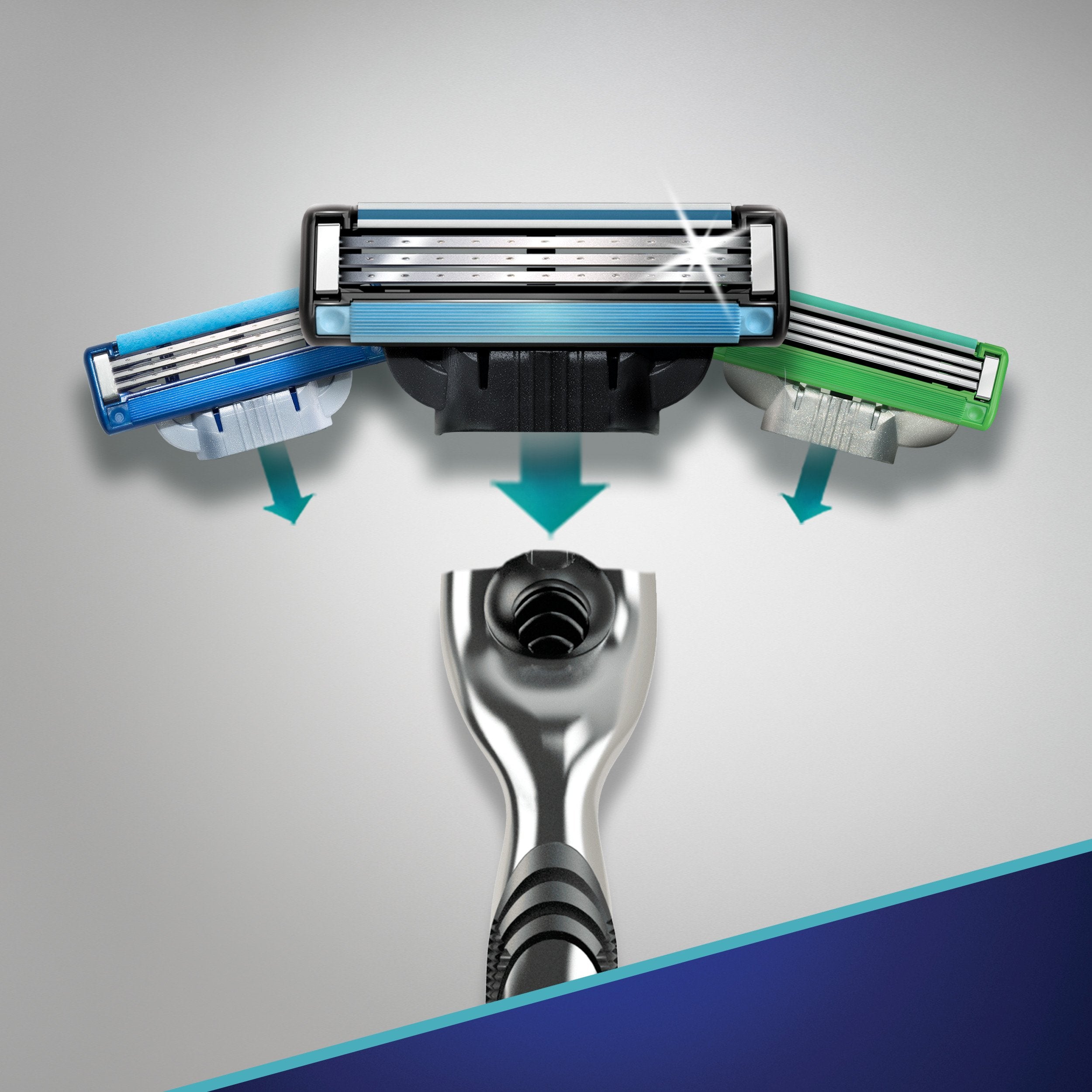 Kit Gillette Mach3 con cabezal y recambio para uso diario