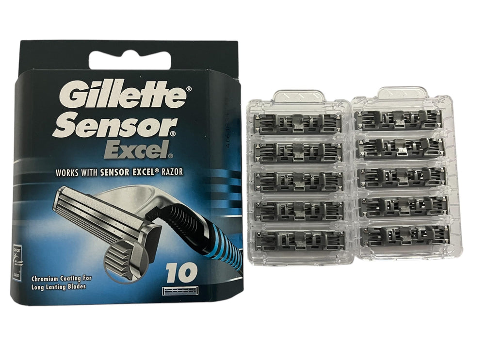 Gillette Sensor Excel, caja con dos cartuchos para reposición rápida