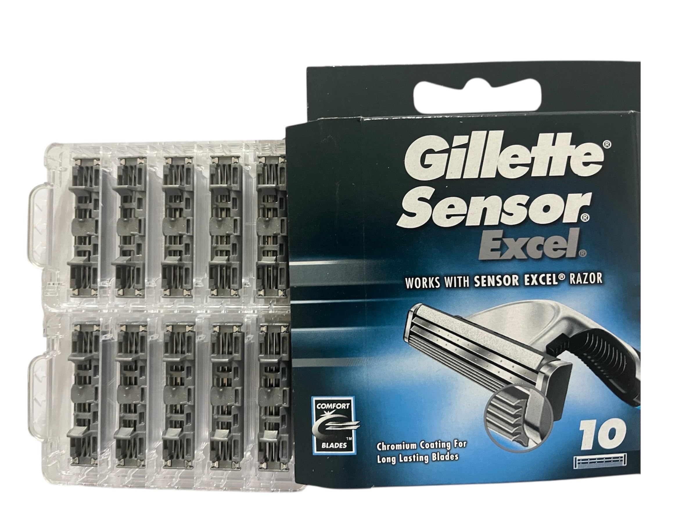 Gillette Sensor Excel: cartucho doble lámina para afeitado suave