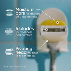 Gillette Venus ComfortGlide con barras de humedad que dejan la piel hidratada