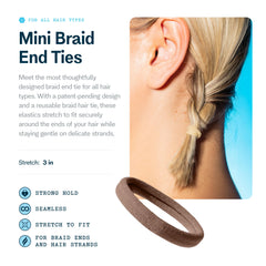 GIMME trenzas cinta elastica ajuste cómodo y unión duradera