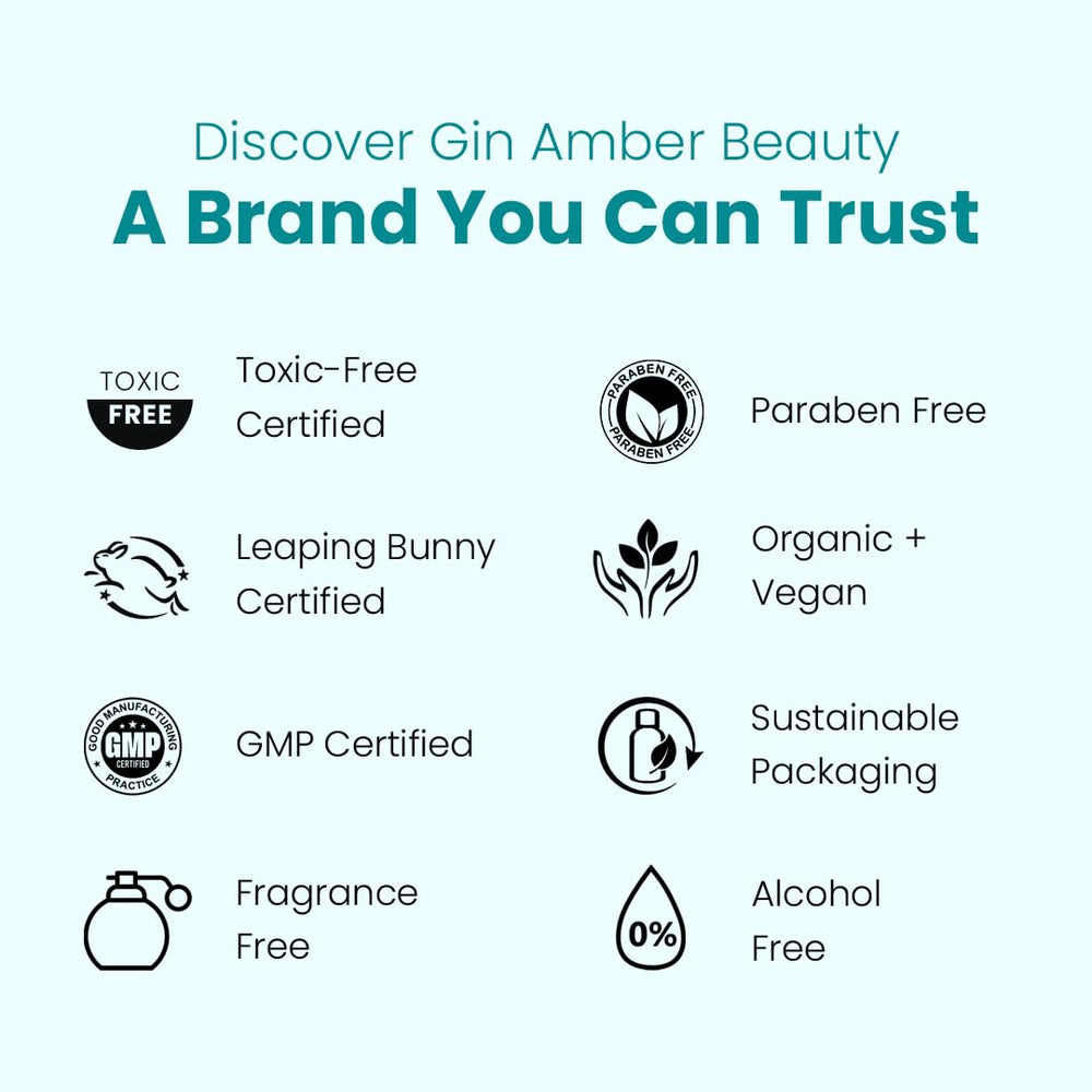Gin Amber Beauty Derma Roller, facil de limpiar para uso higienico y duradero.