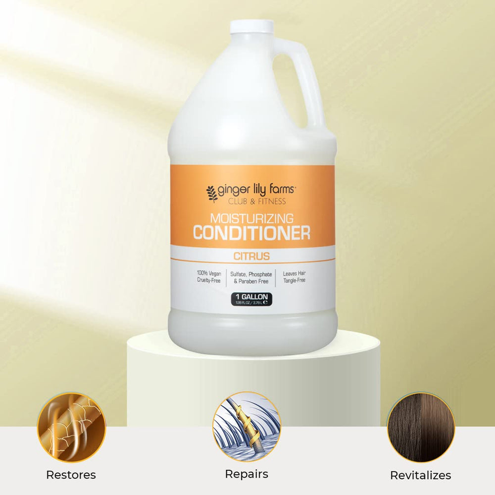 Aplicación suave de Ginger Lily Farms para brillo y suavidad.