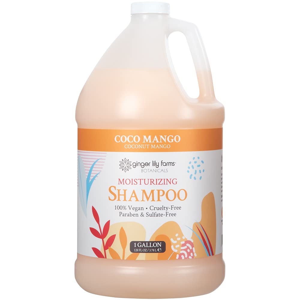 Espuma cremosa del champú Coco Mango para una limpieza suave