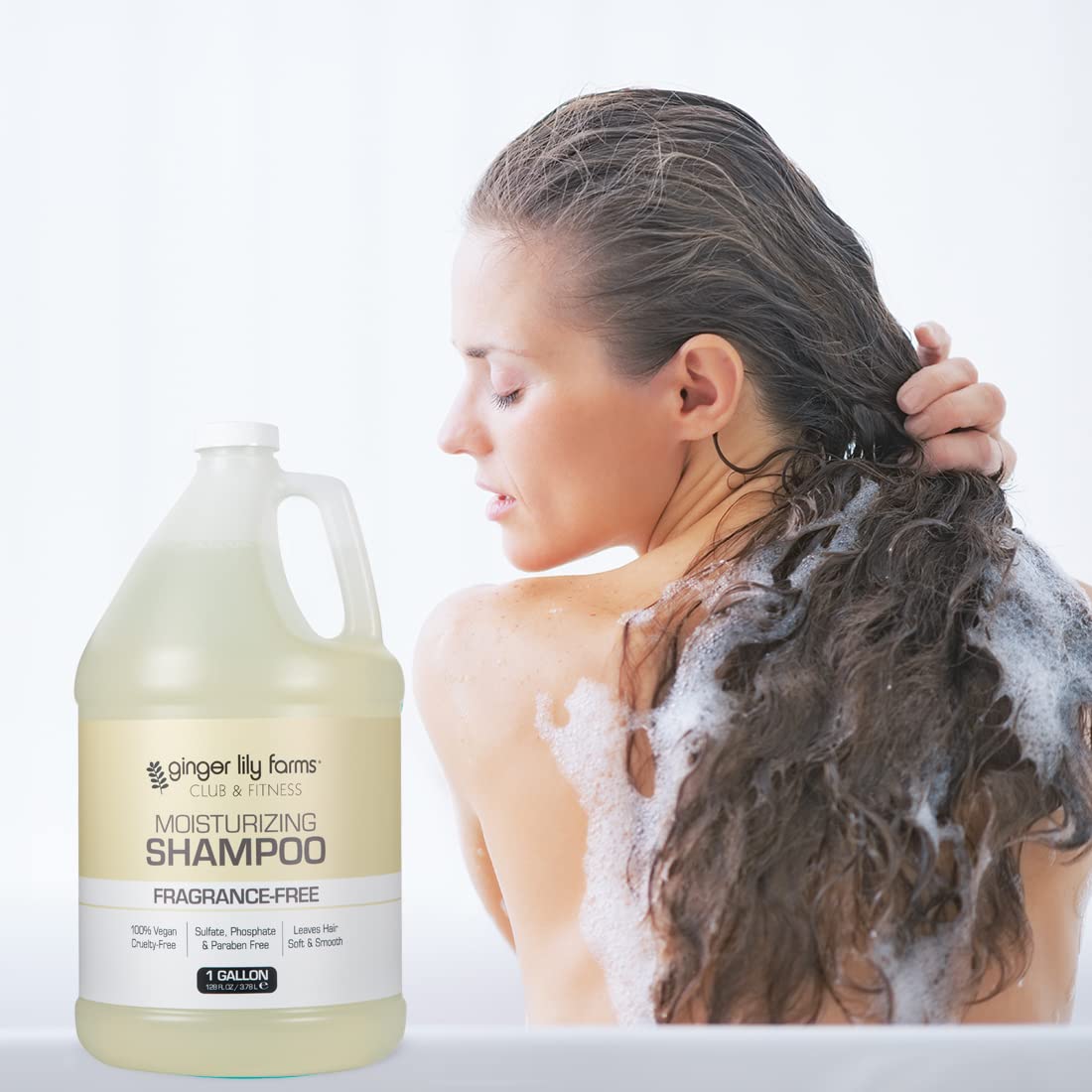 Ginger Lily Farms Champú Club & Fitness: uso diario en vestuarios, spas y hogares
