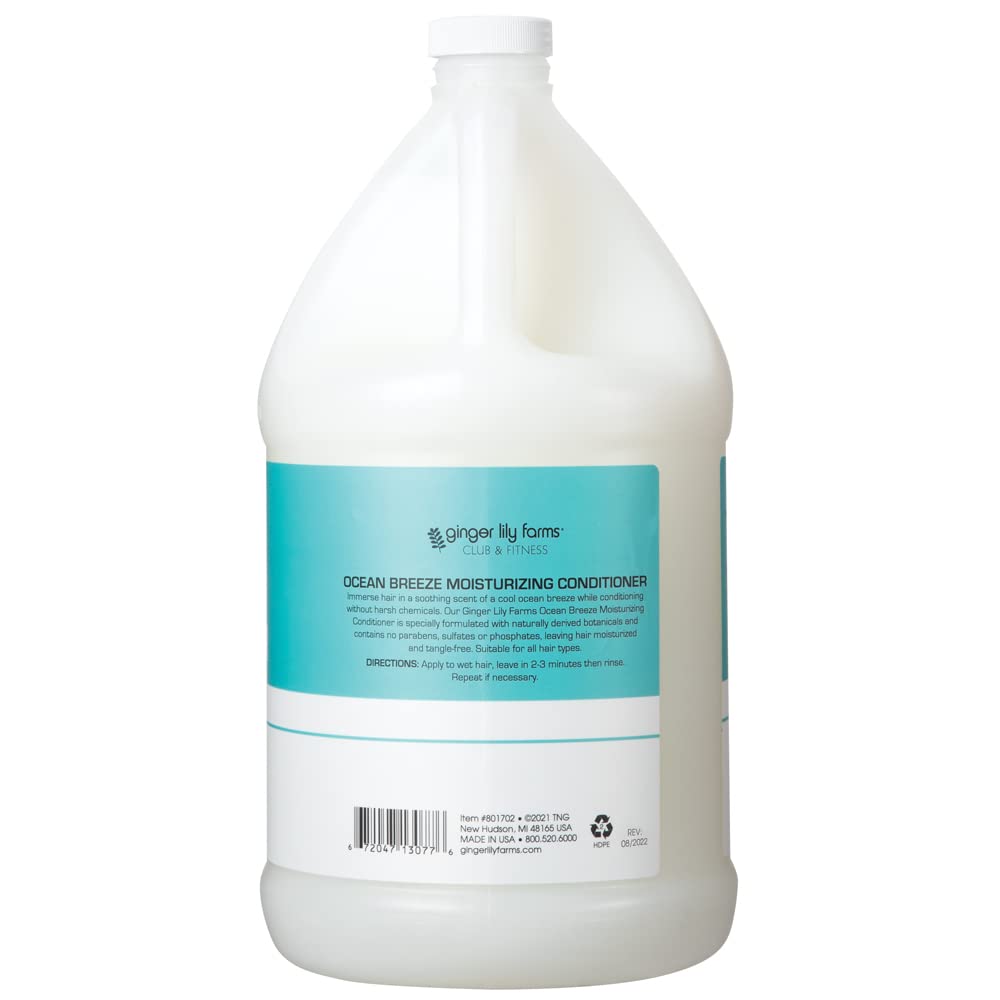 Ginger Lily Farms Club & Fitness: aplicación en ducha para hidratación diaria del cabello.