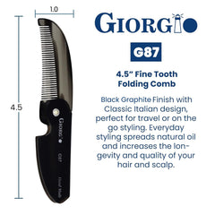 Giorgio G87 dientes finos para peinar sin tirones