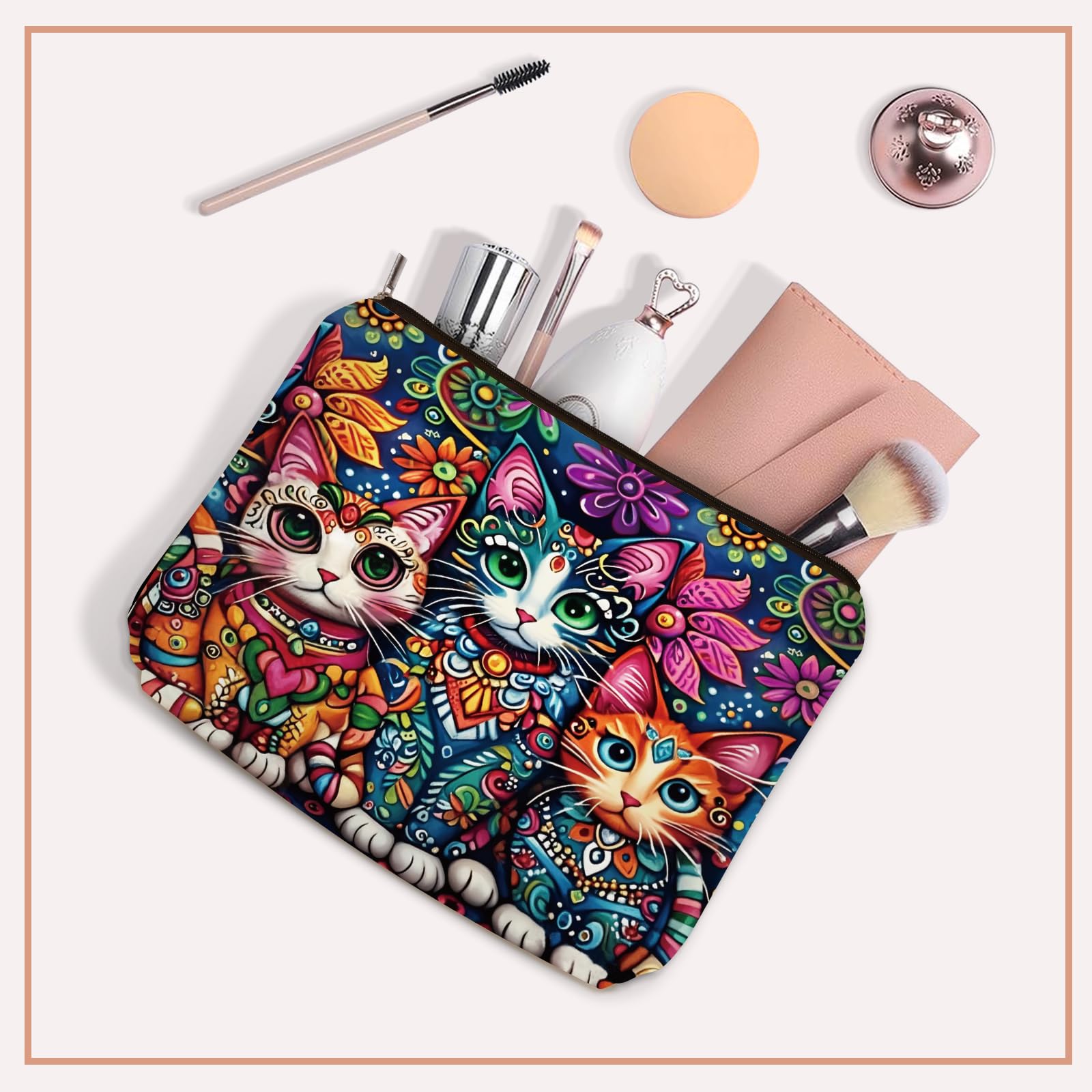 Girlly bolso compacto 9.8x7.1 pulgadas, ideal para viajar.