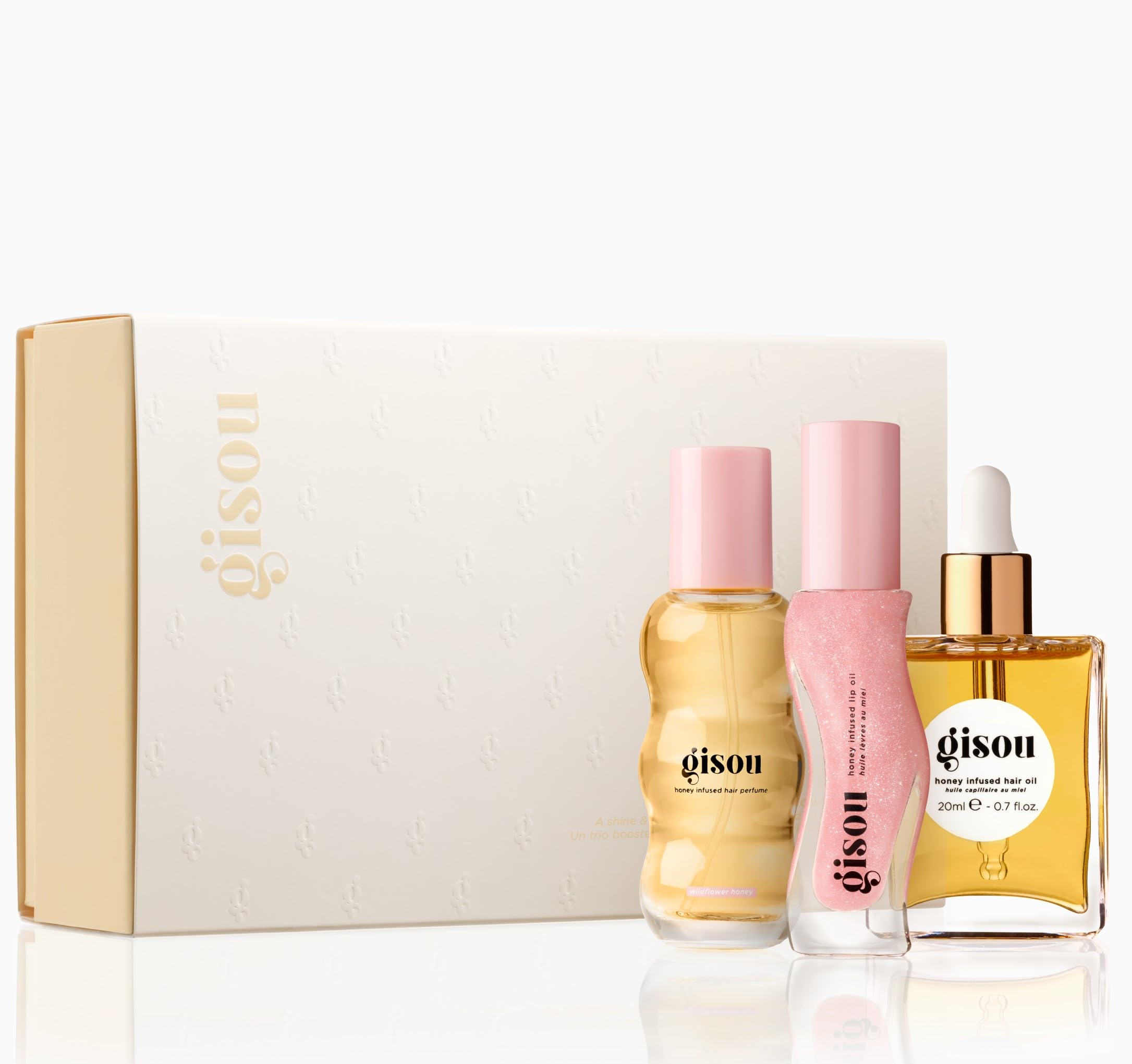 Gisou Honey Gloss On The Go: perfume capilar miel Wildflower para refrescar el peinado