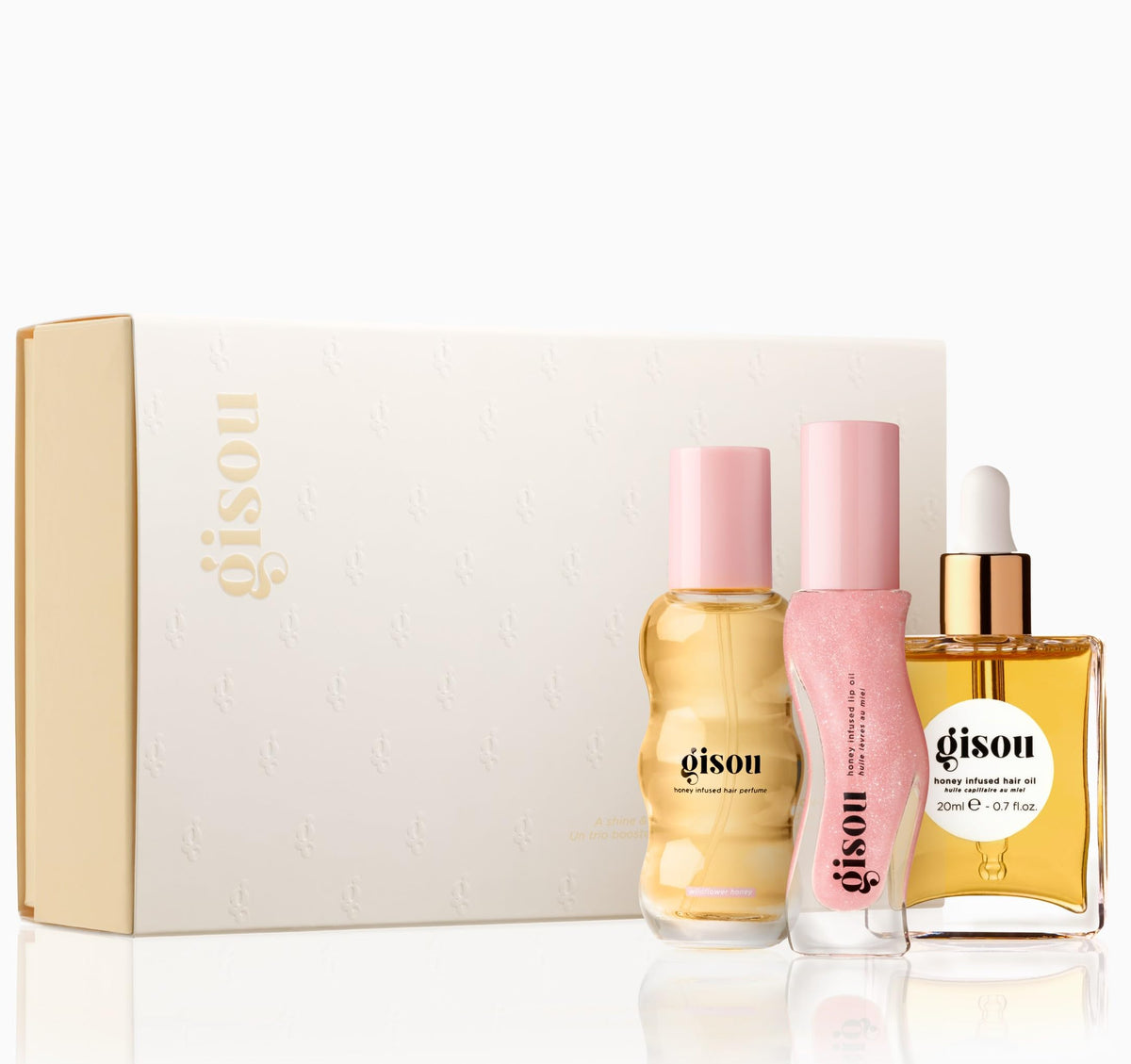 Gisou Honey Gloss On The Go: perfume capilar miel Wildflower para refrescar el peinado