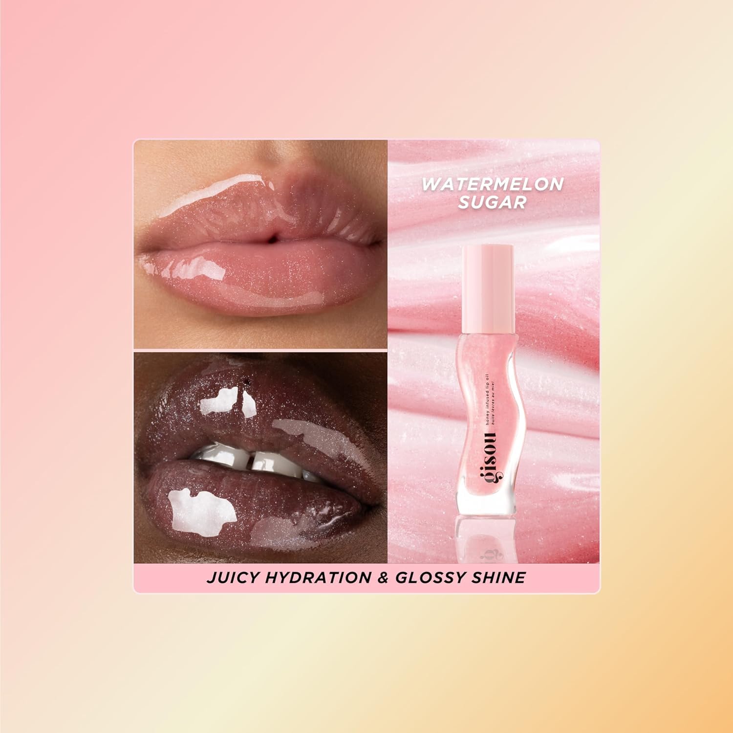 Gisou Lip Oil mini 20 ml: hidratación duradera en formato de viaje