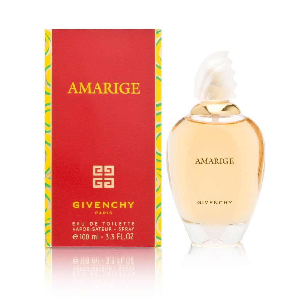 Givenchy Amarige, botella con chorro, aroma versátil para ocasiones especiales