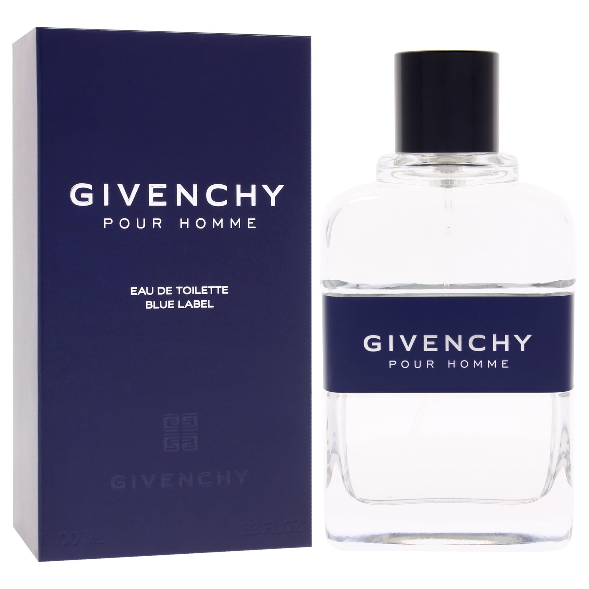 Givenchy Blue Label para hombre, atomizador, aplicación suave que dura toda la velada.