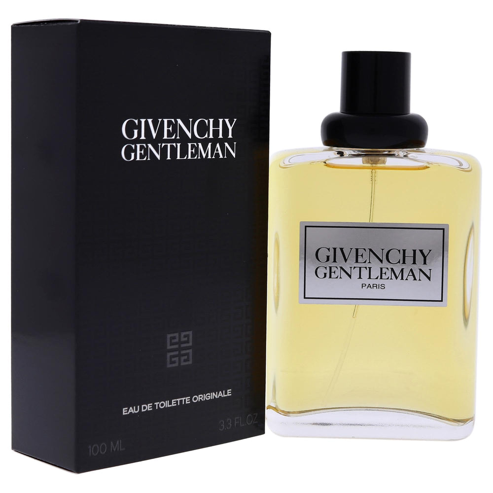 Givenchy Gentleman, tono rosa y cuero en base, sensación sofisticada.
