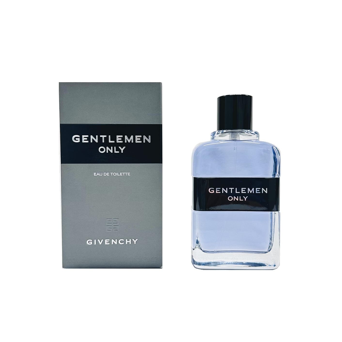 Givenchy Gentlemen Only, botella lateral, aroma sofisticado para ocasiones