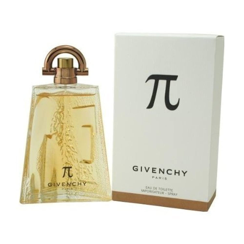 Givenchy Pi fragancia: frasco frontal, diseño elegante para uso diario.
