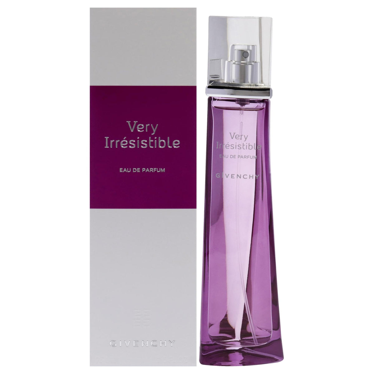 Givenchy Very Irresistible: botella elegante de fragancia floral para uso diario