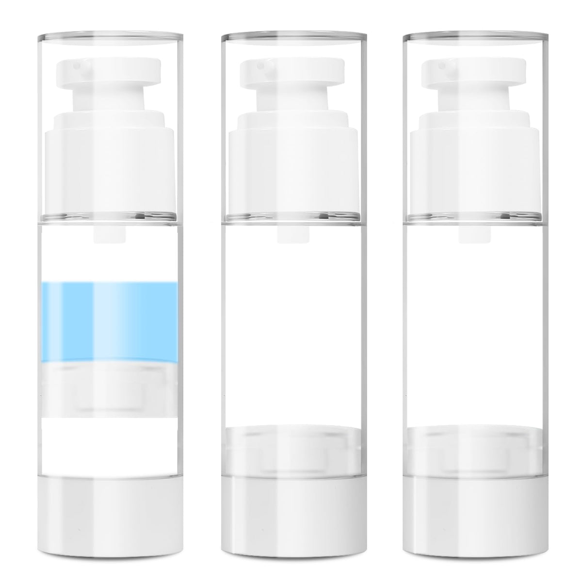 GIVITASOT botella airless con diseño al vacío para conservar cosméticos frescos.