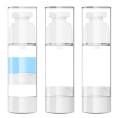 GIVITASOT botella airless con diseño al vacío para conservar cosméticos frescos.