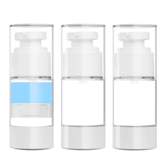 Botellas sin aire GIVITASOT de 15 ml para conservar fórmulas de cosméticos.