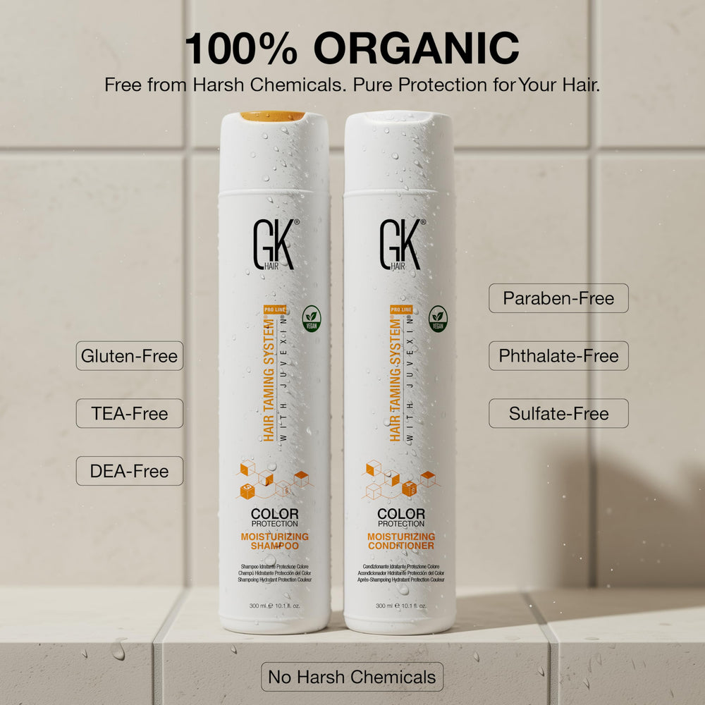 GK HAIR uso diario adecuado para todos los tipos de cabello.