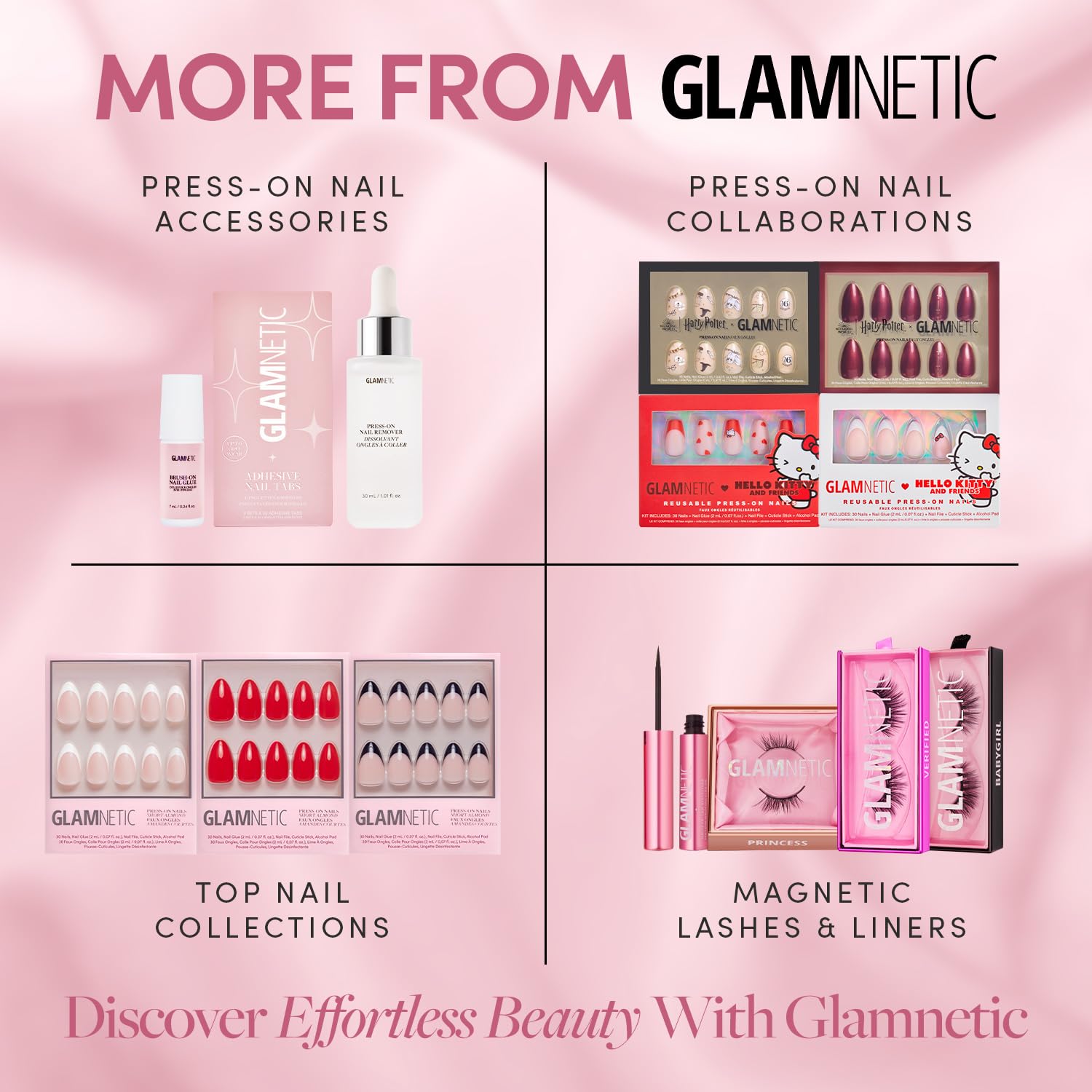 Glamnetic durabilidad de hasta 2 semanas para looks duraderos y prácticos.