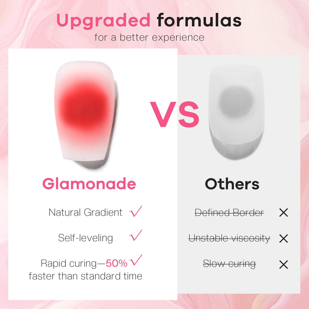 Glamonade Blooming Gel, curado rápido en 60 seg