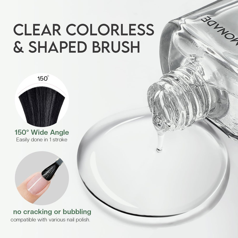 Glamonade long-wear top coat preserves color and gloss
