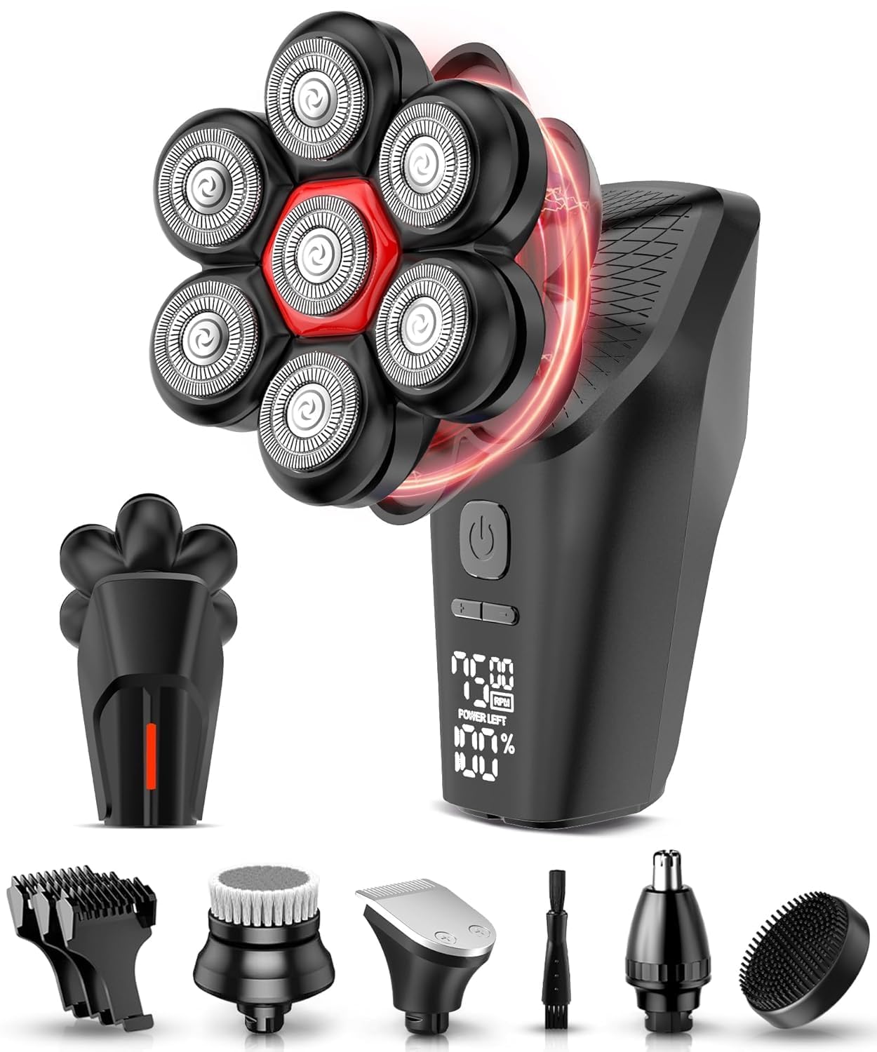 GLLAVA cabezal 7D frontal para un afeitado rápido y suave.