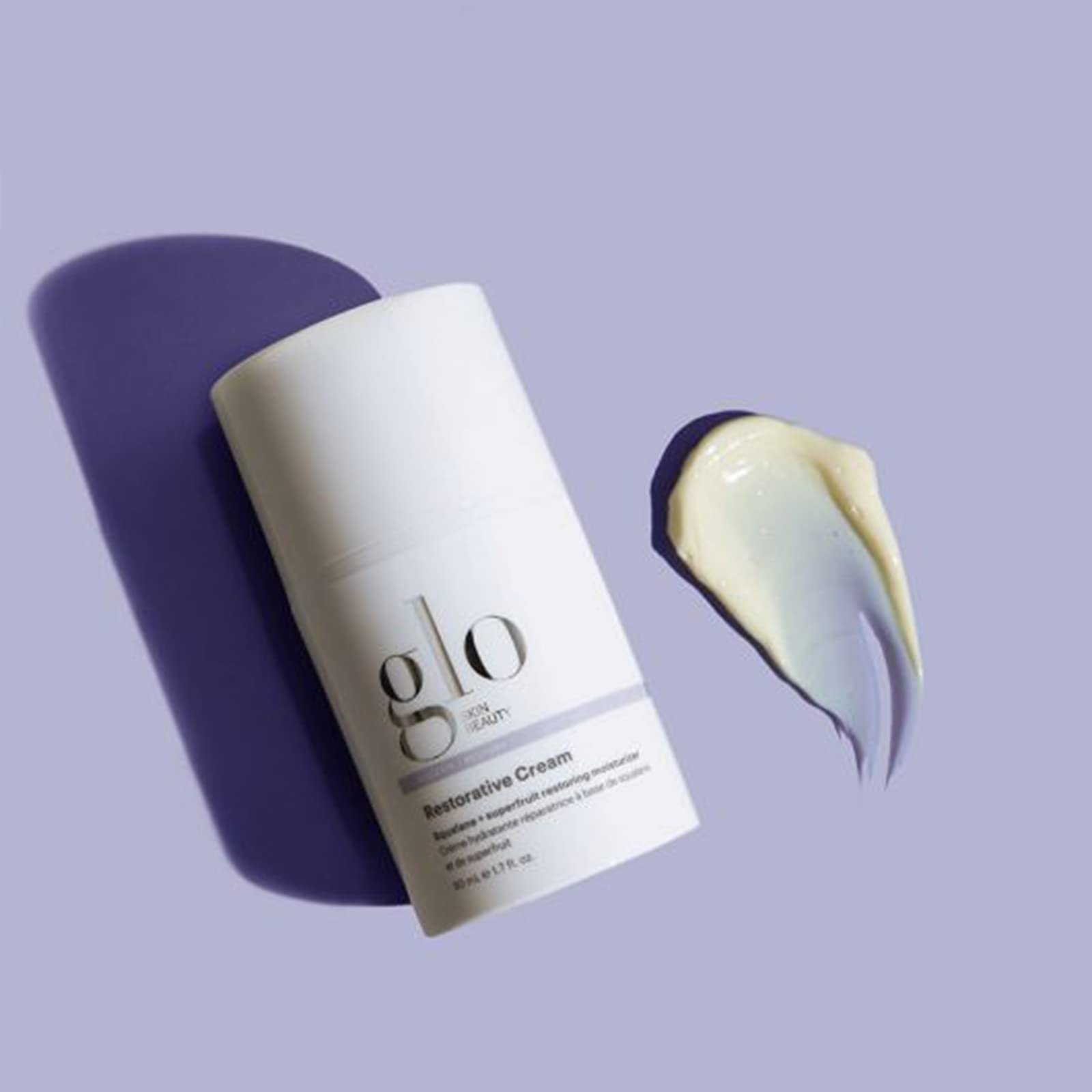 Glo Skin Beauty Restorative Cream uso diario recomendado para rostro.