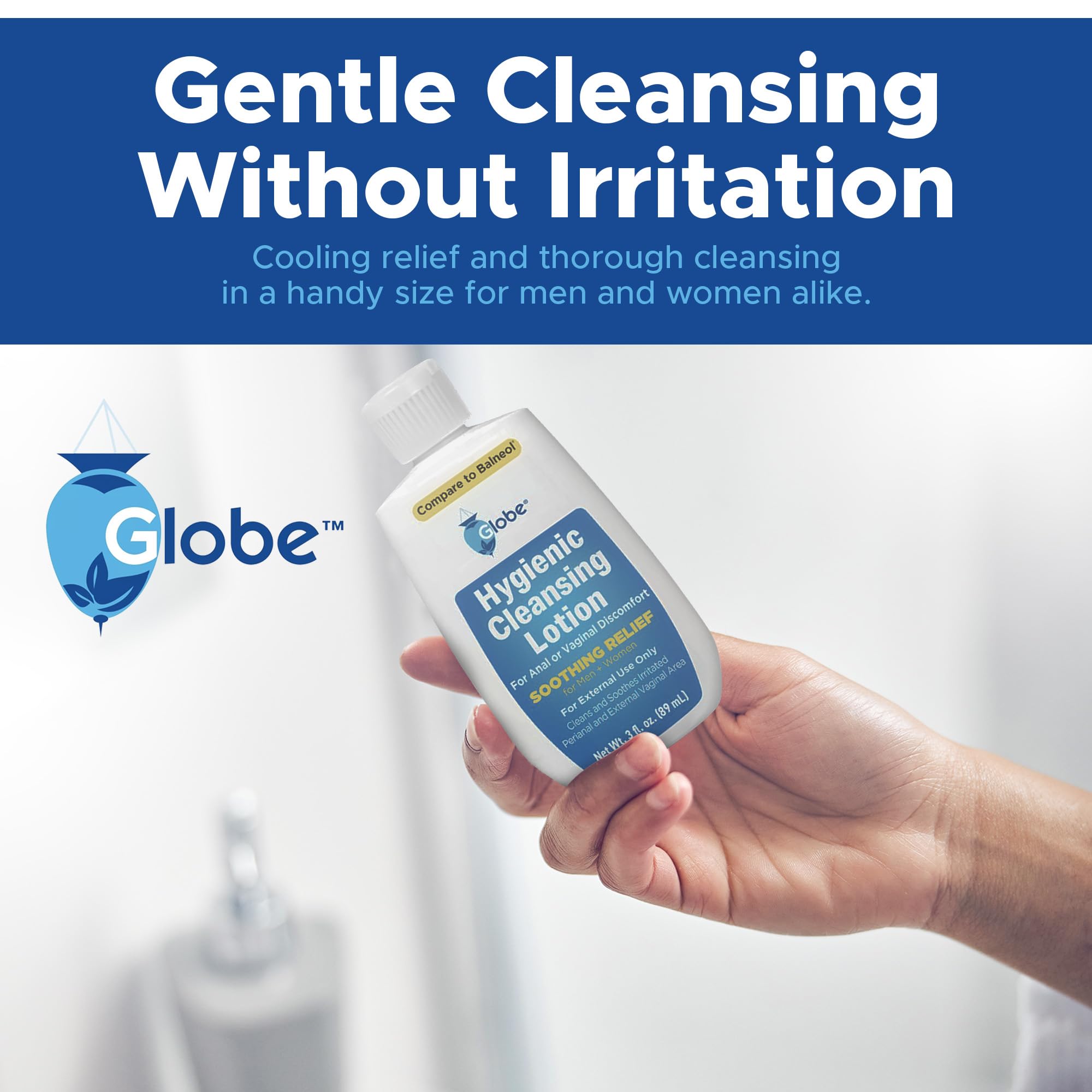 Zona íntima Globe: cuidado gentil para zonas sensibles.