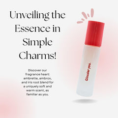 Glossier You rodillo con corazón de semillas de ambreta cálidas