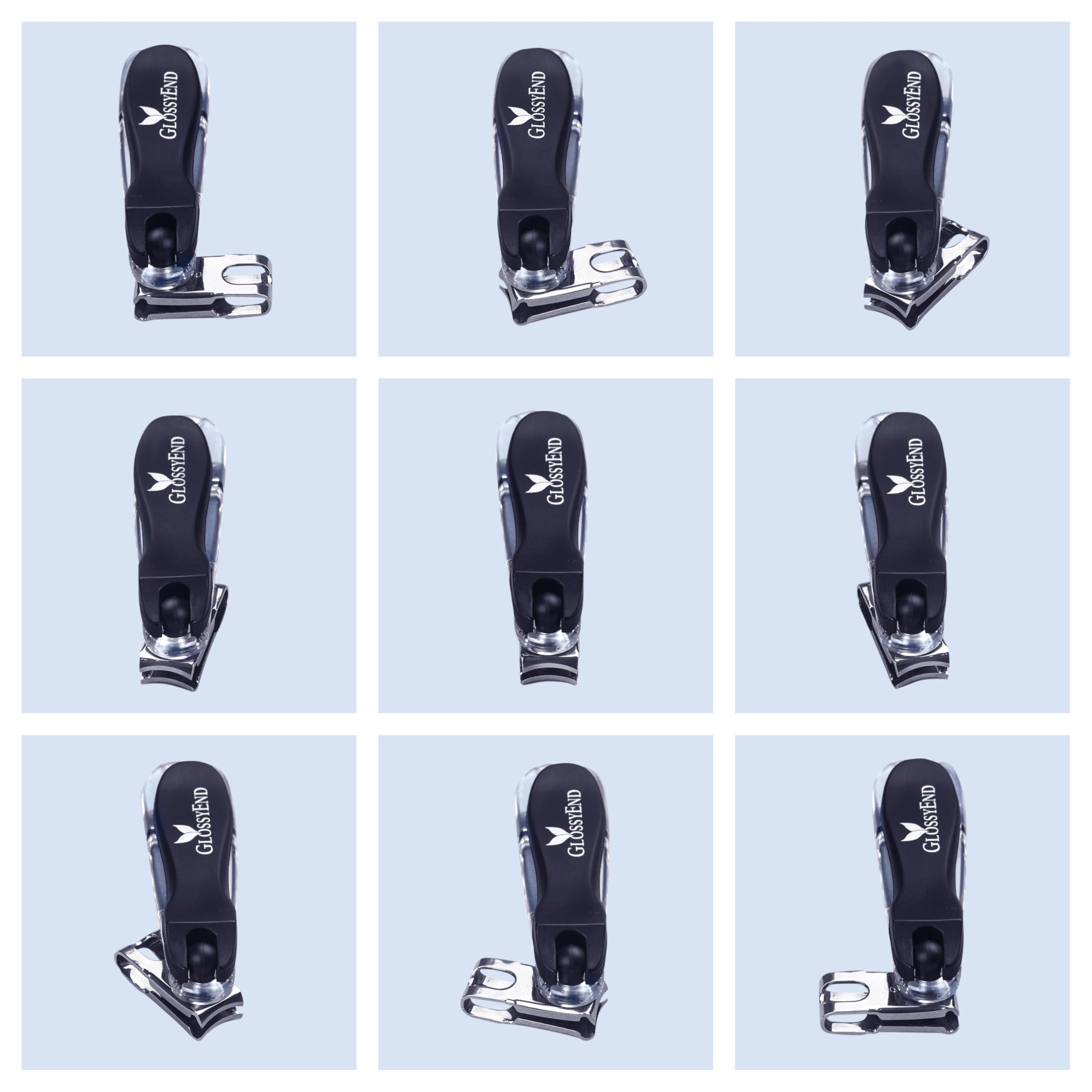 GlossyEnd EZ Grip sujeción antideslizante para recortar con precisión