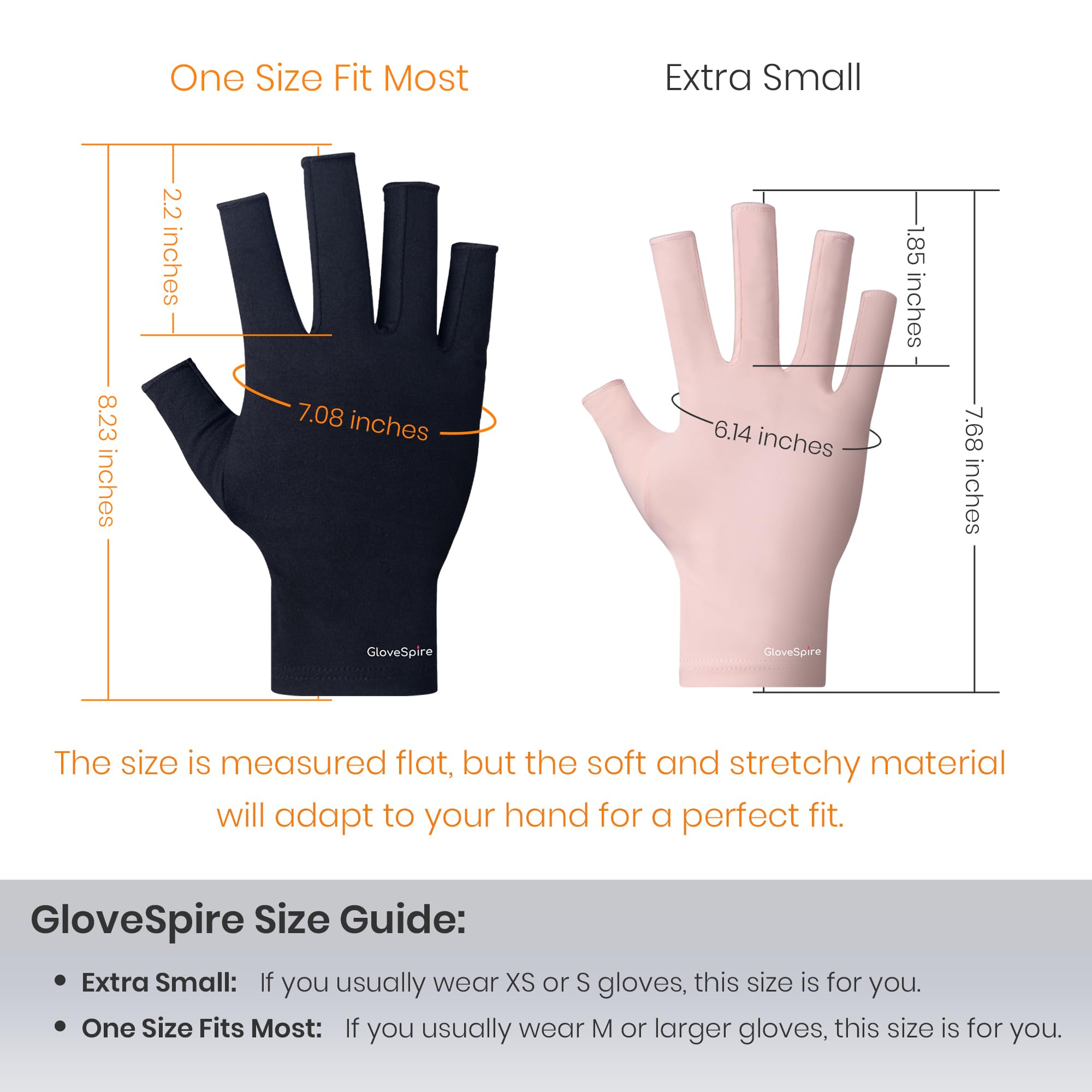 Prueba de luz con GloveSpire UV para bloquear rayos