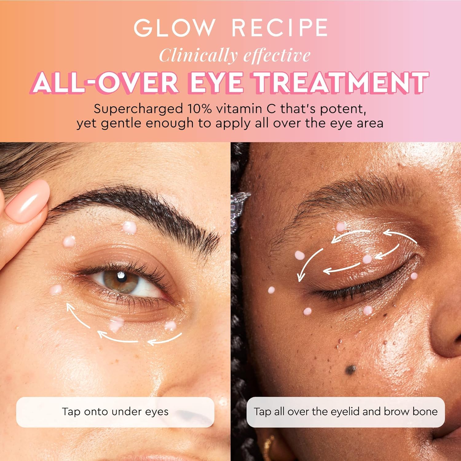 Ingrédients clés Niacinamide et Peptides dans Glow Recipe.