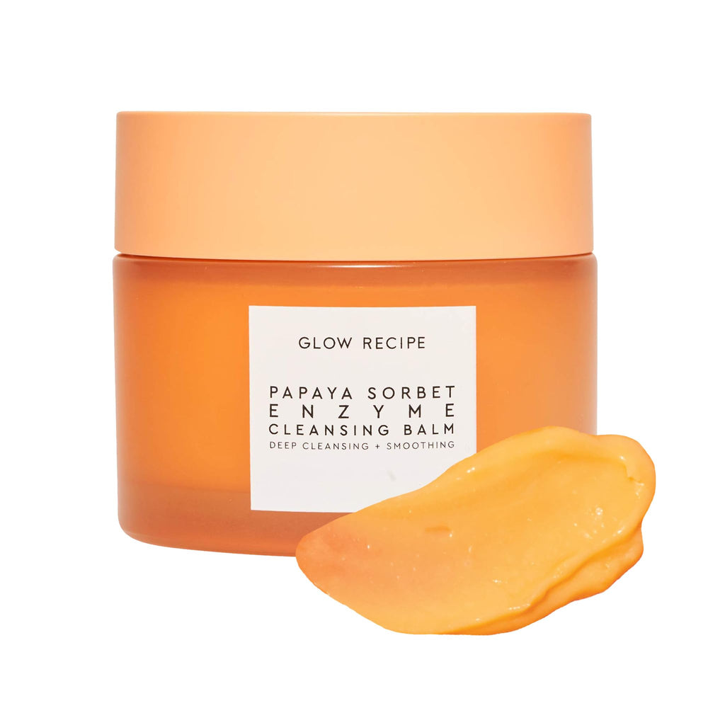 Glow Recipe Papaya Enzyme bálsamo desmaquillante derrite maquillaje y limpia suavemente