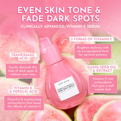 Glow Recipe Guayaba Serum, aplicación rápida con dosificación precisa.