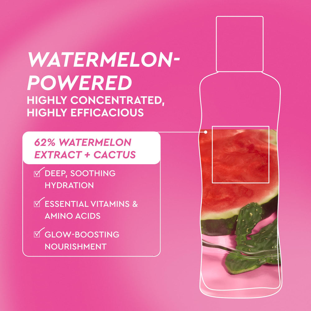 Glow Recipe Toner: ingredientes de sandía y cactus ofrecen hidratación y frescura.