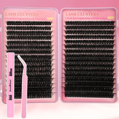 Gmagictobo kit de pestanas cluster 640pcs, para crear volumen personalizado.