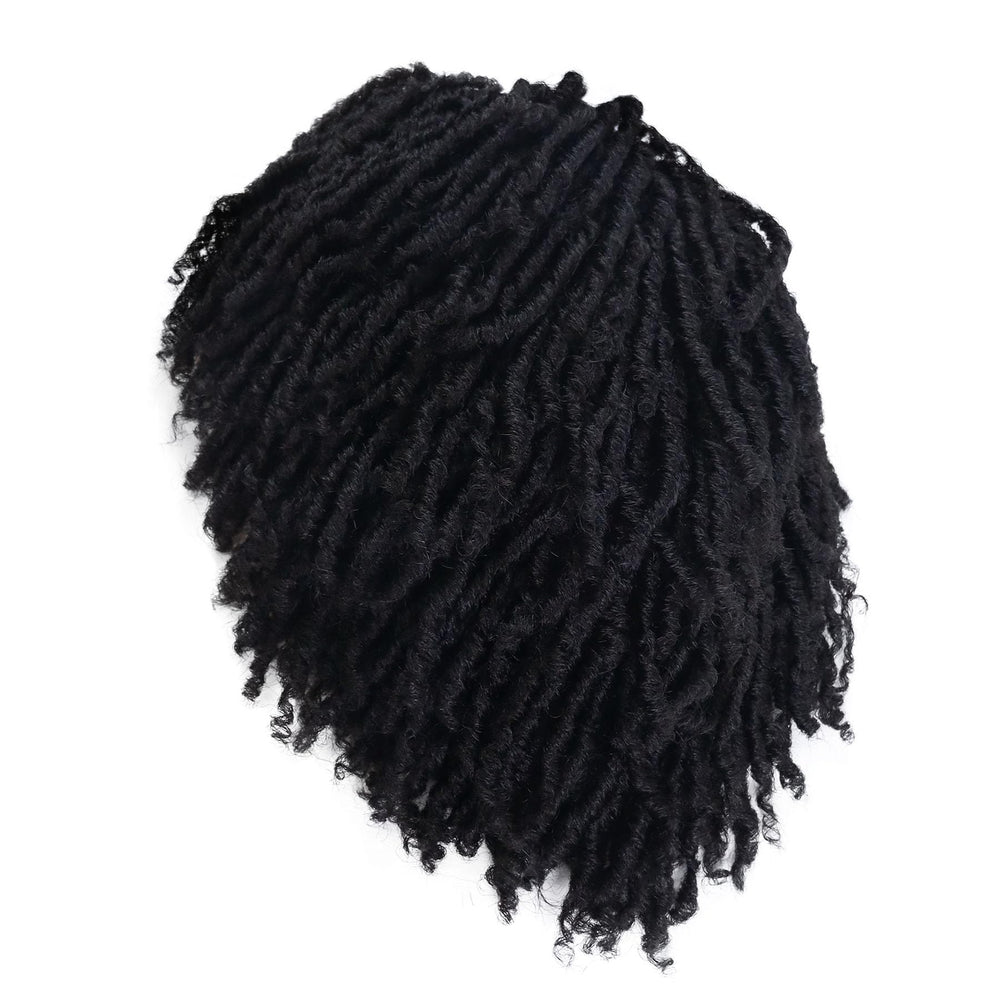 GNIMEGIL peluca dreadlocks ombré marrón, efecto Rasta dinámico.