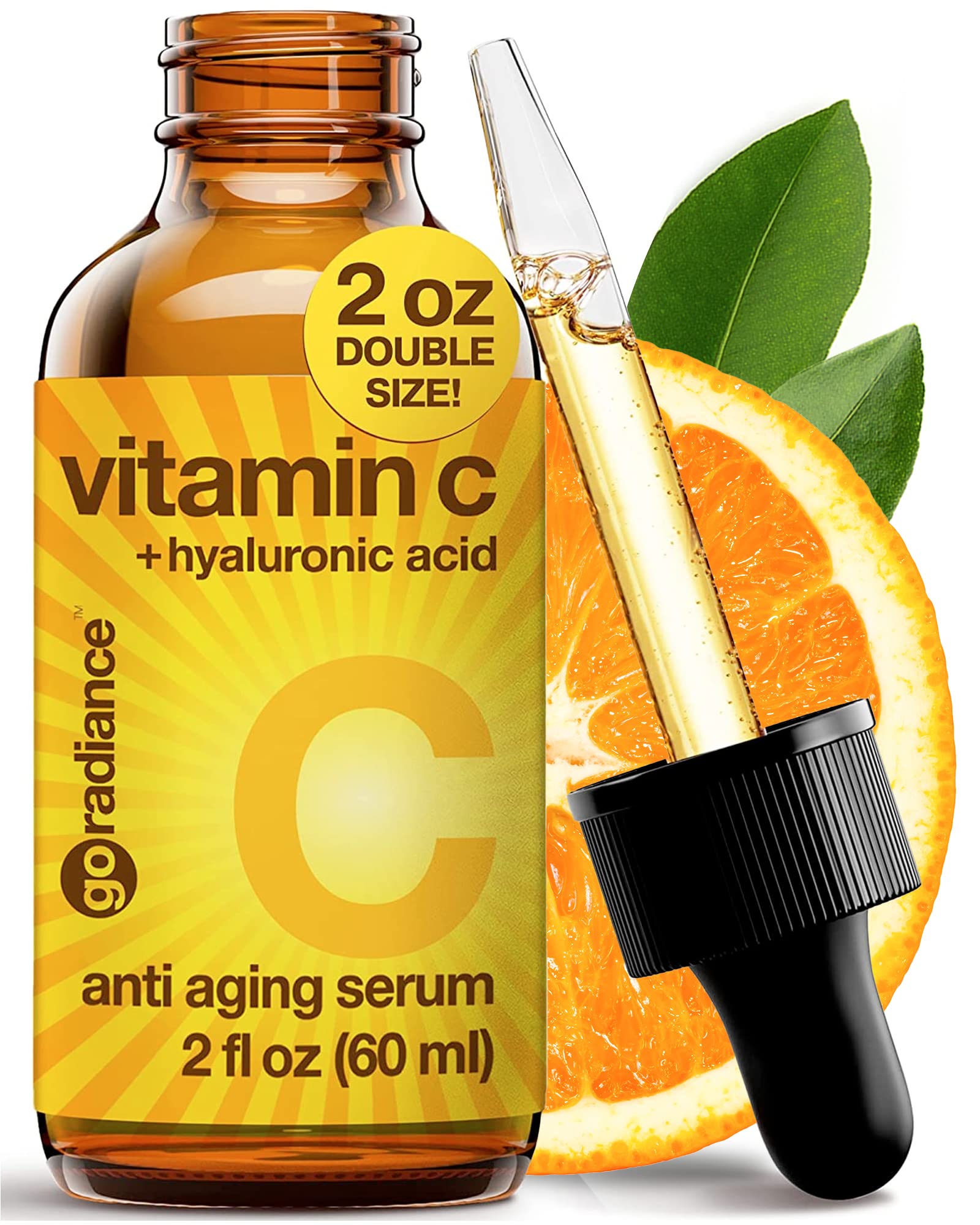 Go Radiance serum 20% vitamina C – botella lista para uso diario y luminosidad