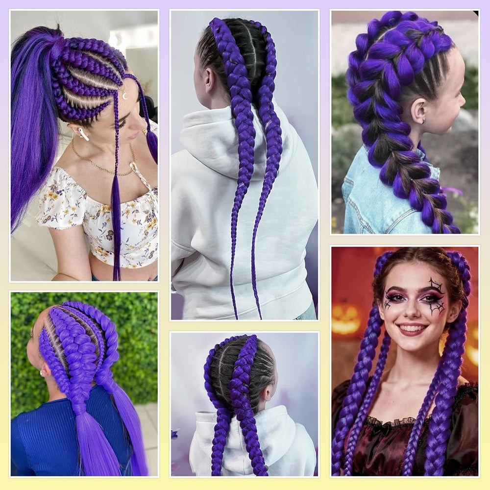 Goddesty preestirado facilita peinado rápido para trenzas.
