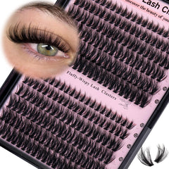 Goddvenus lash clusters wispy appearance for natural volume and definition.
