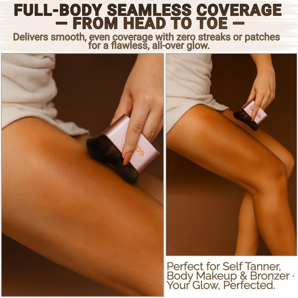 GOERTI brocha curva para difuminar rostro y cuerpo.