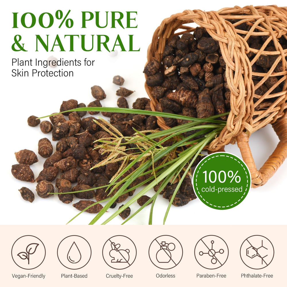GOGIFTGO Aceite Cyperus Rotundus, para aplicación directa en áreas con vello.
