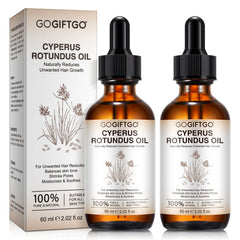 GOGIFTGO Aceite Cyperus Rotundus, bote de 60 ml, uso diario para piel suave.