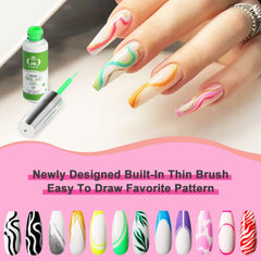 GOICC esmalte en gel base y cobertura para color uniforme