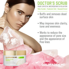 GOLDFADEN MD Exfoliante con alga marina para hidratación y brillo.